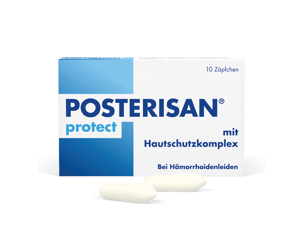 Posterisan protect Hämorrhoidenzäpfchen Anwendung und Nebenwirkungen