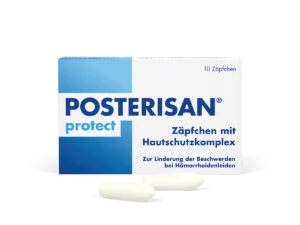 Posterisan protect Zäpfchen mit Hautschutzkomplex
